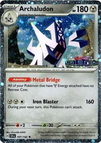 Archaludon - 107/142 (Cosmos Holo) (Stellar Crown Stamp) (107/142) [Miscellaneous Cards & Products]