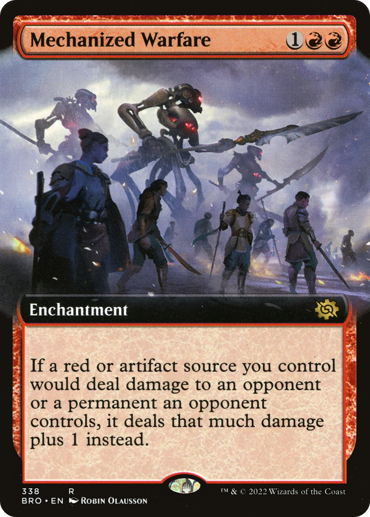Mechanized Warfare (Extended Art) (BRO-338) - The Brothers' War: (Extended Art)