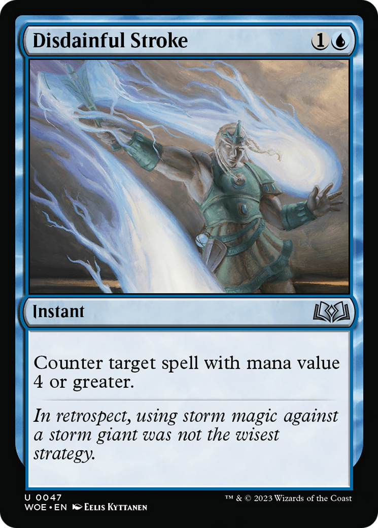 Disdainful Stroke (WOE-047) - Wilds of Eldraine