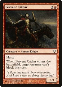 Fervent Cathar (135) [Avacyn Restored]
