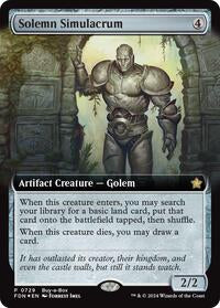 Solemn Simulacrum (Extended Art) (729) [Buy-A-Box Promos]