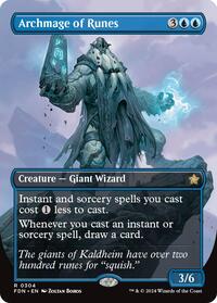 Archmage of Runes (Borderless) (304) [Foundations]