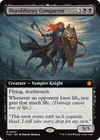 Bloodthirsty Conqueror (Extended Art) (460) [Foundations]