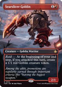 Searslicer Goblin (Borderless) (332) [Foundations]
