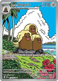 Alolan Dugtrio - 208/191 (208/191) [SV08: Surging Sparks]