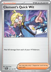 Clemont's Quick Wit - 167/191 (167/191) [SV08: Surging Sparks]