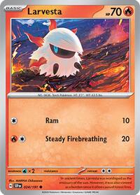 Larvesta - 024/191 (024/191) [SV08: Surging Sparks]