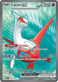 Latias ex - 220/191 (220/191) [SV08: Surging Sparks]
