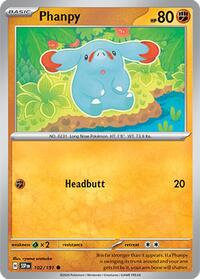 Phanpy - 102/191 (102/191) [SV08: Surging Sparks]