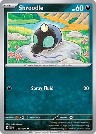 Shroodle 120/191  SV08 Surging Sparks - Common