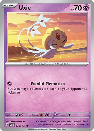 Uxie 078/191  SV08 Surging Sparks - Common