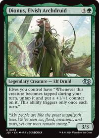 Dionus, Elvish Archdruid (Anime) (52) [Foundations Jumpstart]