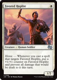 Favored Hoplite (196) [Foundations Jumpstart]
