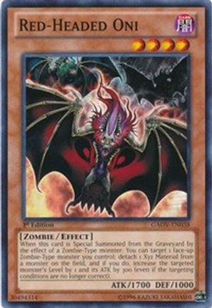 Red-Headed Oni (GAOV-EN038) - Galactic Overlord 1st Edition