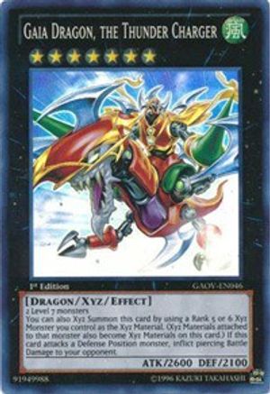 Gaia Dragon, the Thunder Charger (GAOV-EN046) - Galactic Overlord Unlimited