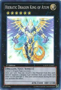 Hieratic Dragon King of Atum (GAOV-EN047) [Galactic Overlord]
