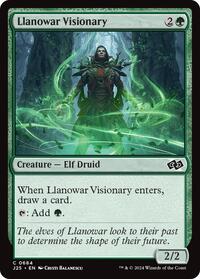 Llanowar Visionary (684) [Foundations Jumpstart]
