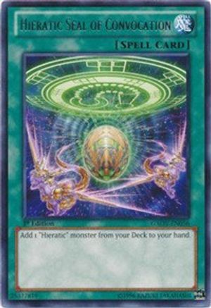 Hieratic Seal of Convocation (GAOV-EN056) - Galactic Overlord 1st Edition