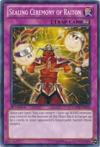 Sealing Ceremony of Raiton (GAOV-EN078) [Galactic Overlord]