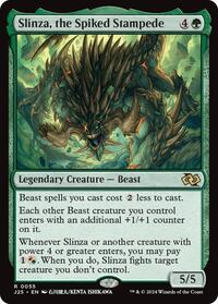 Slinza, the Spiked Stampede (Anime) (55) [Foundations Jumpstart]