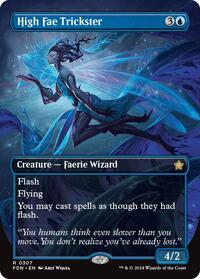 High Fae Trickster (Borderless) (307) [Foundations]