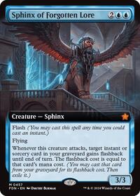 Sphinx of Forgotten Lore (Extended Art) (457) [Foundations]