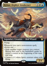 Kykar, Zephyr Awakener (Extended Art) (481) [Foundations]