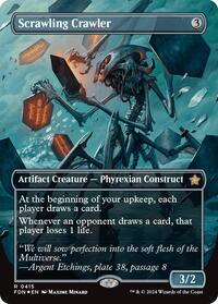 Scrawling Crawler (Borderless) (Mana Foil) (415) [Foundations]