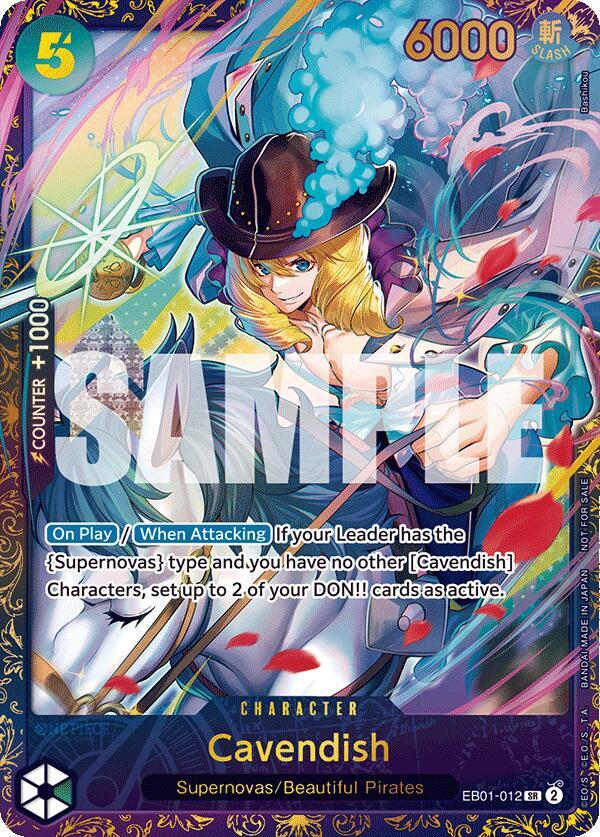 Cavendish (Treasure Cup 2024) (EB01-012) [One Piece Promotion Cards]