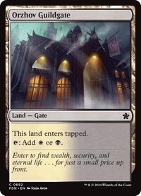 Orzhov Guildgate (692) [Foundations]