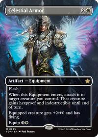 Celestial Armor (Borderless) (295) [Foundations]