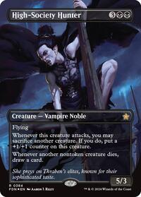 High-Society Hunter (Borderless) (Mana Foil) (384) [Foundations]