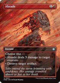 Abrade (Borderless) (327) [Foundations]