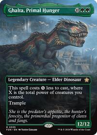 Ghalta, Primal Hunger (Borderless) (335) [Foundations]