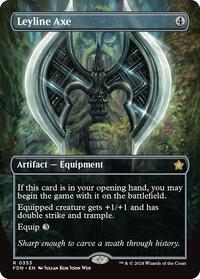 Leyline Axe (Borderless) (353) [Foundations]