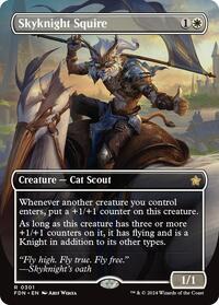 Skyknight Squire (Borderless) (301) [Foundations]