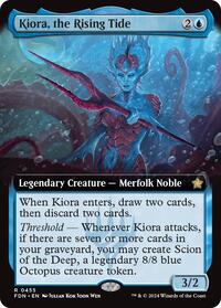 Kiora, the Rising Tide (Extended Art) (455) [Foundations]