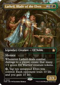 Lathril, Blade of the Elves (Borderless) (349) [Foundations]