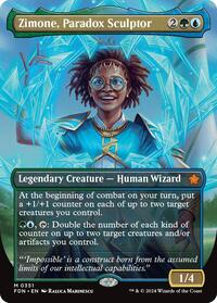 Zimone, Paradox Sculptor (Borderless) (351) [Foundations]