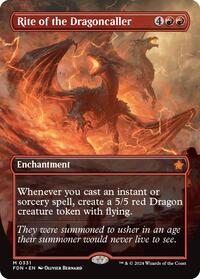 Rite of the Dragoncaller (Borderless) (331) [Foundations]