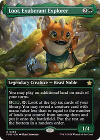 Loot, Exuberant Explorer (Borderless) (336) [Foundations]