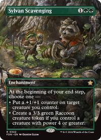 Sylvan Scavenging (Borderless) (342) [Foundations]