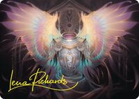 Celestial Armor Art Card (2/54) (Gold-Stamped Signature) (2) [Art Series: Foundations]