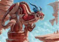 Felidar Savior Art Card (3/54) (3) [Art Series: Foundations]