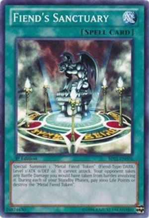 Fiend's Sanctuary (BP01-EN076) - Battle Pack: Epic Dawn 1st Edition