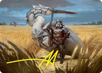 Skyknight Squire Art Card (4/54) (Stamped Signature) (4) [Art Series: Foundations]