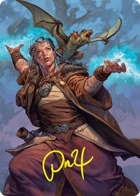 Drake Hatcher 2 Art Card (29/54) (Gold-Stamped Signature) (29) [Art Series: Foundations]