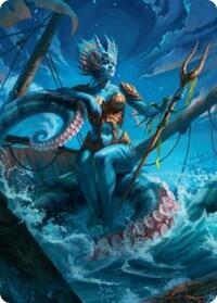 Kiora, the Rising Tide Art Card (30/54) (30) [Art Series: Foundations]