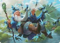 Mischievous Mystic Art Card (7/54) (7) [Art Series: Foundations]