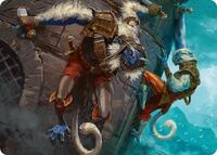 Goblin Boarders Art Card (11/54) (11) [Art Series: Foundations]